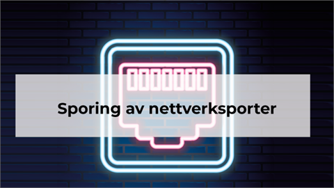 Sporing av nettverksporter